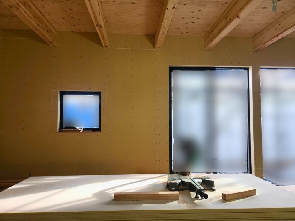 内部工事（ボード張り）