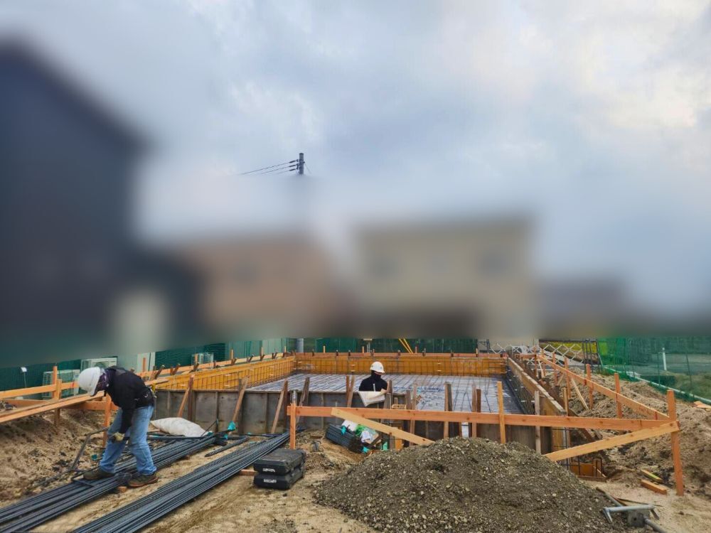 基礎工事（配筋）