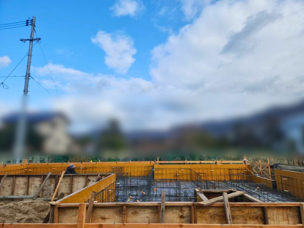 基礎工事（配筋）