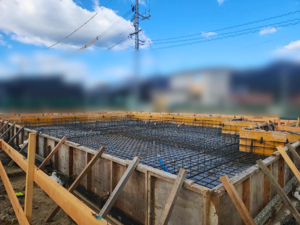 基礎工事（配筋）