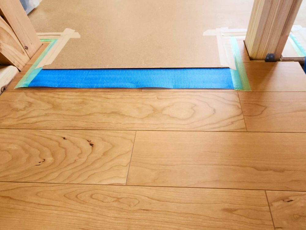 内部工事（フローリング張り）