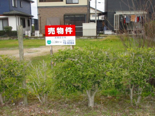 出雲市斐川町上直江売り土地　※建築条件無し